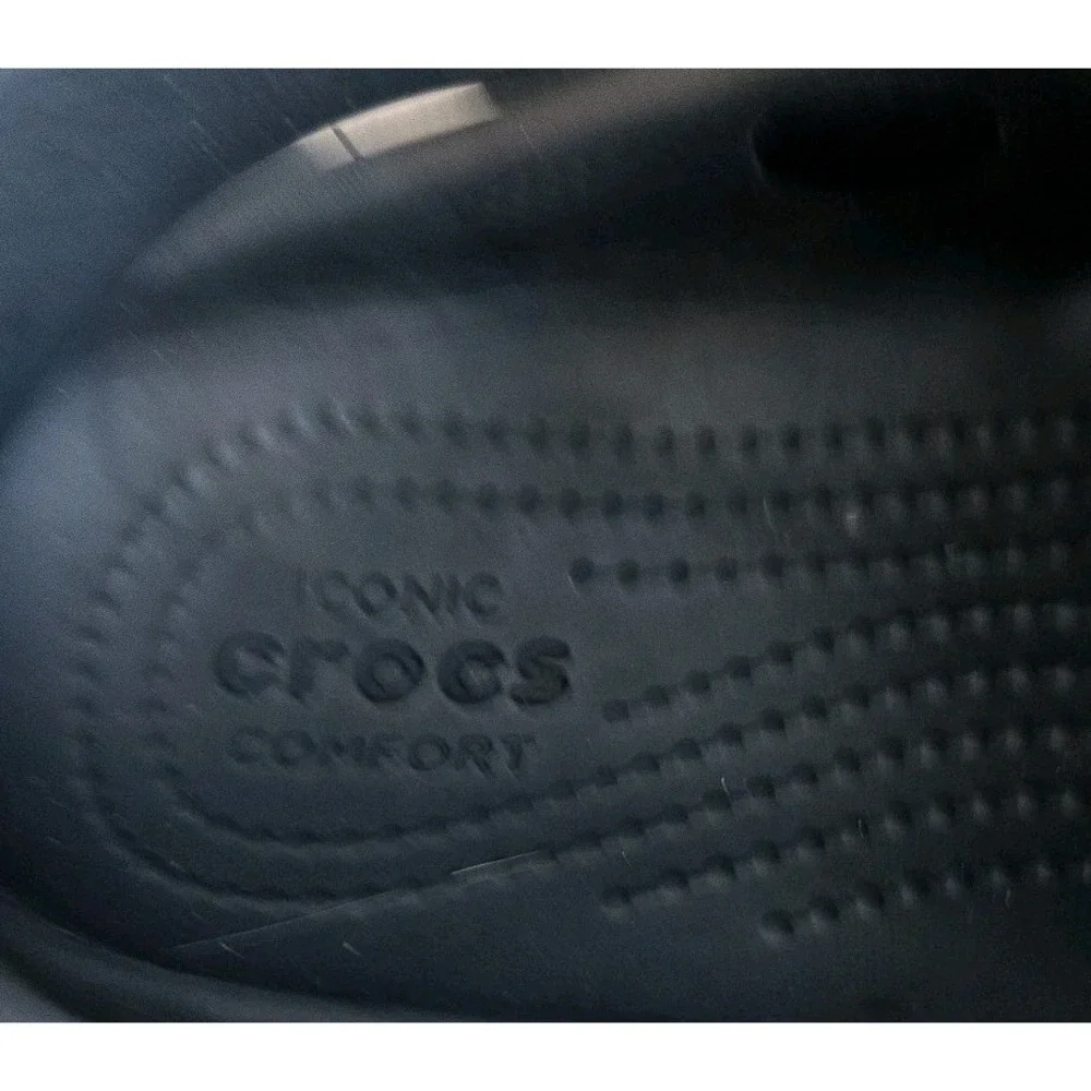 Crocs Kids Classic K Clog - Black, US J 2